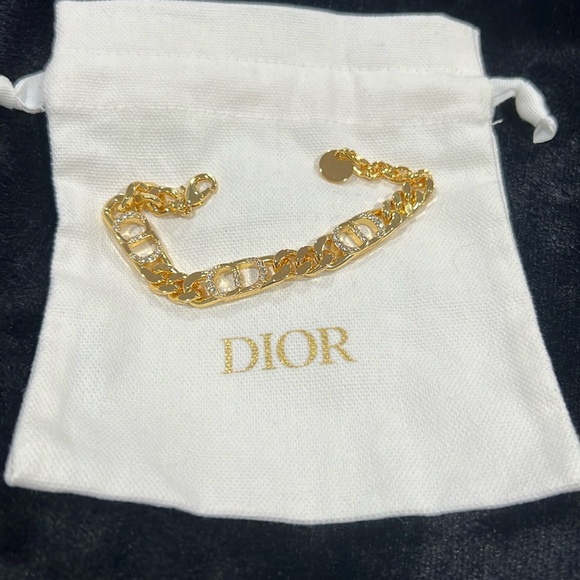 DIOR.. CD logo chain bracelet - Picture 1 of 9